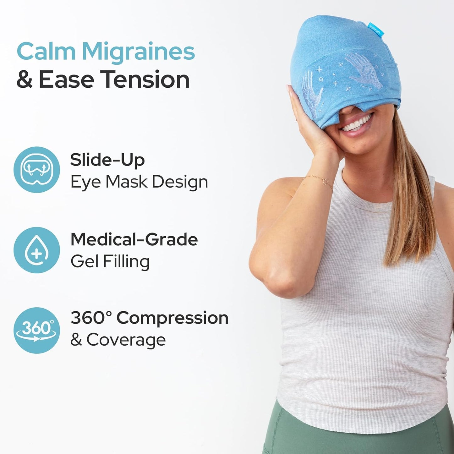 Bonnet Anti-Migraine à Compression Froide